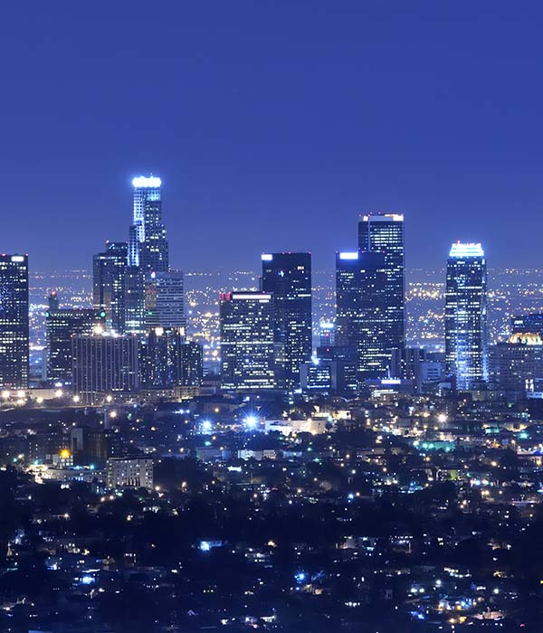 Photo of LA at night