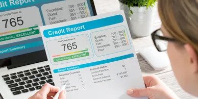 photo of a 765 credit score