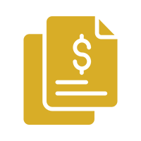 financial paperwork icon