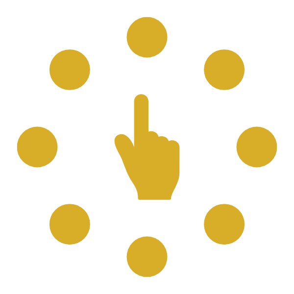 pointing hand icon